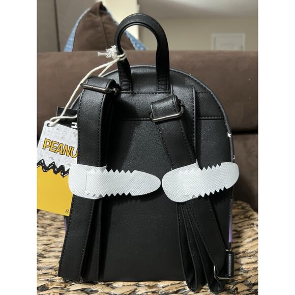 Loungefly Peanuts Snoopy Halloween Trick-Or-Treat Mini Backpack Wallet Set - Picture 5 of 10